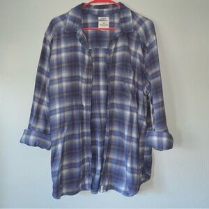 AE Destroyed Oversized Flannel